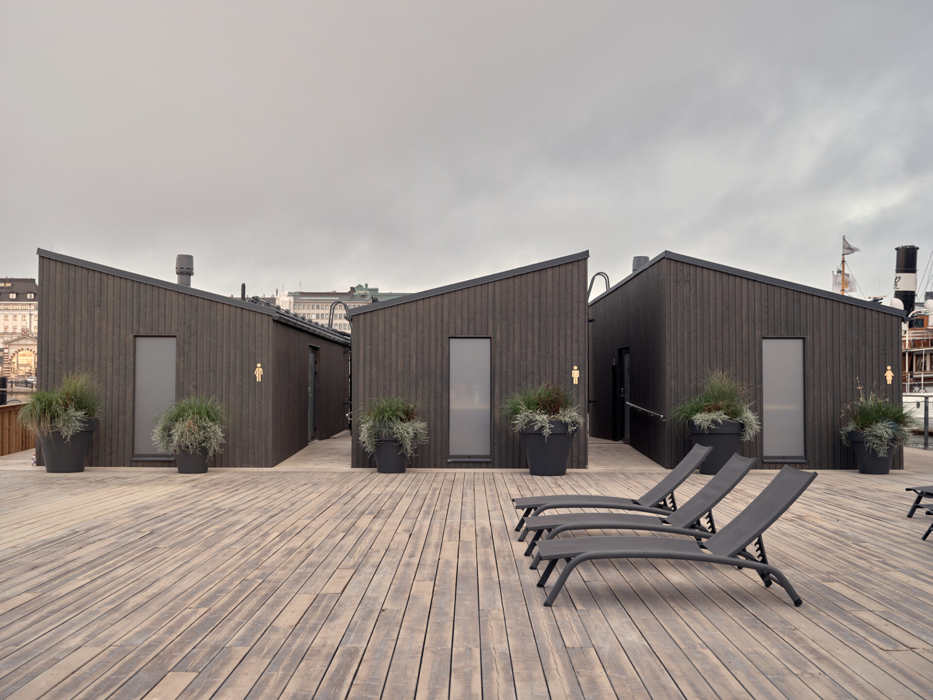 Allas Sea Pool Floating Saunas Studio Puisto