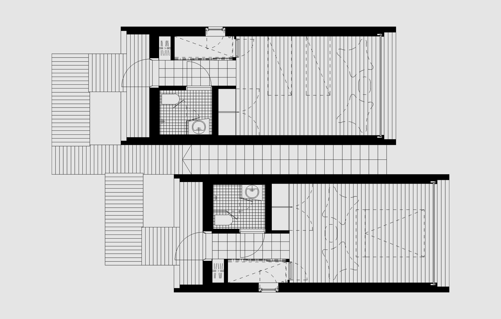 Arctic TreeHouse Hotel accommodation units floor plan in Santa Park Rovaniemi Finland Designed by Studio Puisto Architects